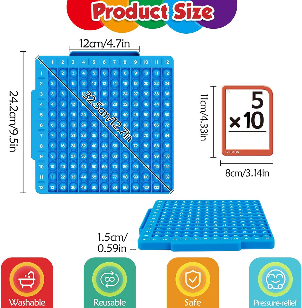 Math Mastery Flashcards and Board