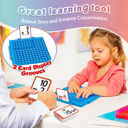 Math Mastery Flashcards and Board