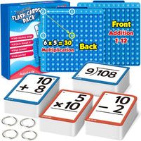 Math Mastery Flashcards and Board